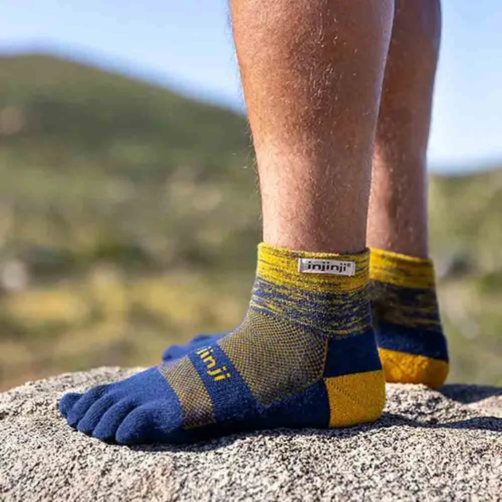中性越野跑五指襪 Trail Midweight Mini-Crew Coolmax