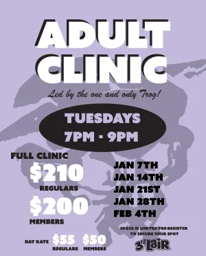 2025 ADULT SKATEBOARD CLINIC SESSION #1