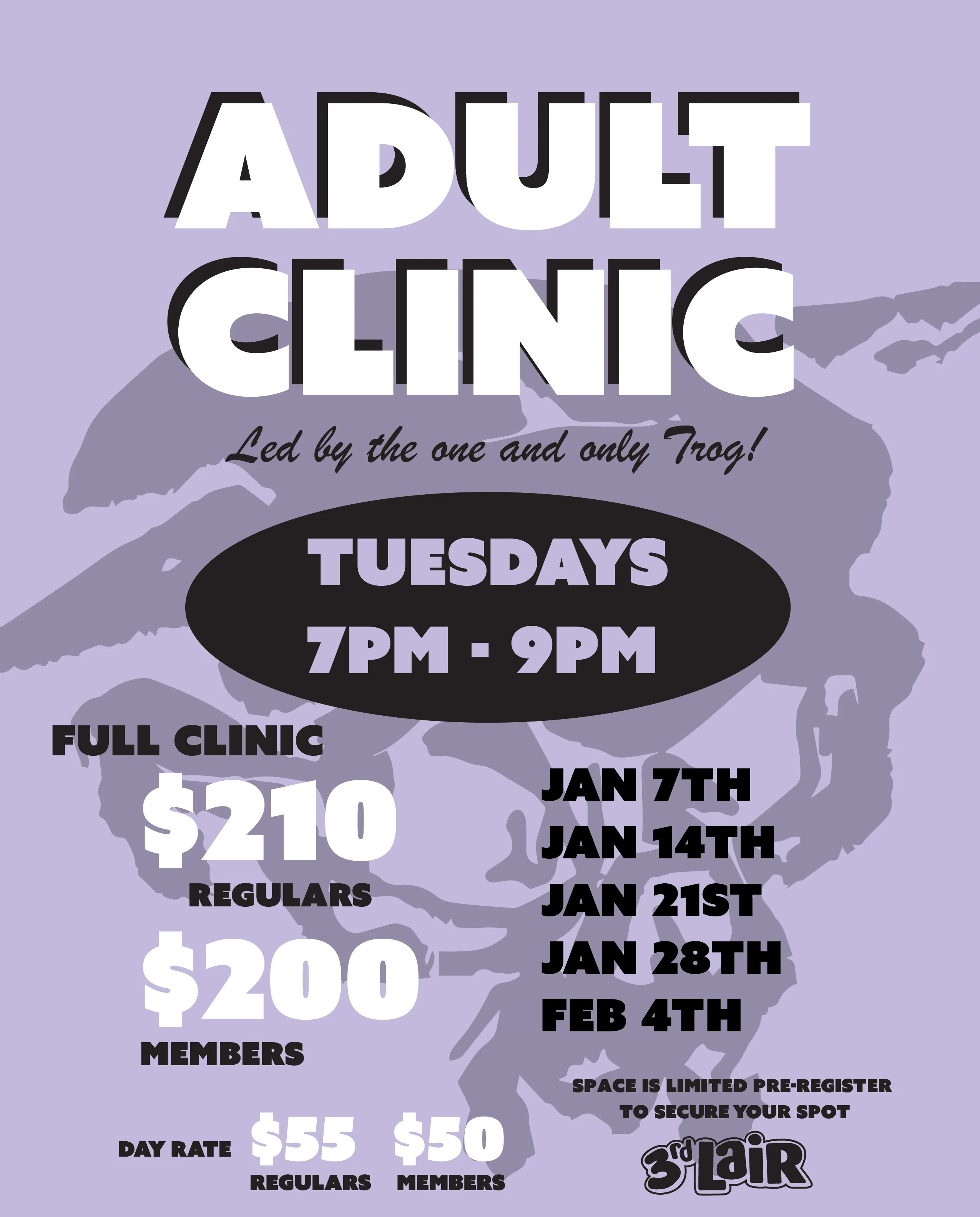 2025 ADULT SKATEBOARD CLINIC SESSION #1