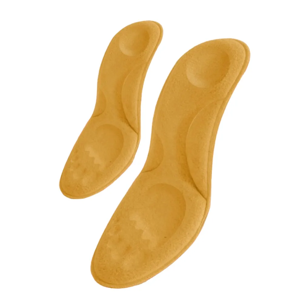 5 Pairs of Constant Temperature Heated Insoles Memory Foam Arch Support Shoe Pads