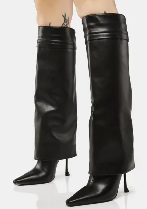 Abner Stiletto Foldover Boots