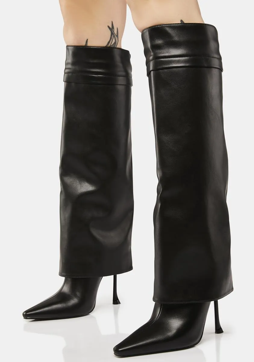 Abner Stiletto Foldover Boots