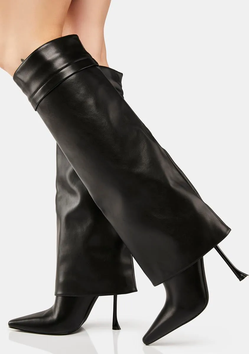 Abner Stiletto Foldover Boots