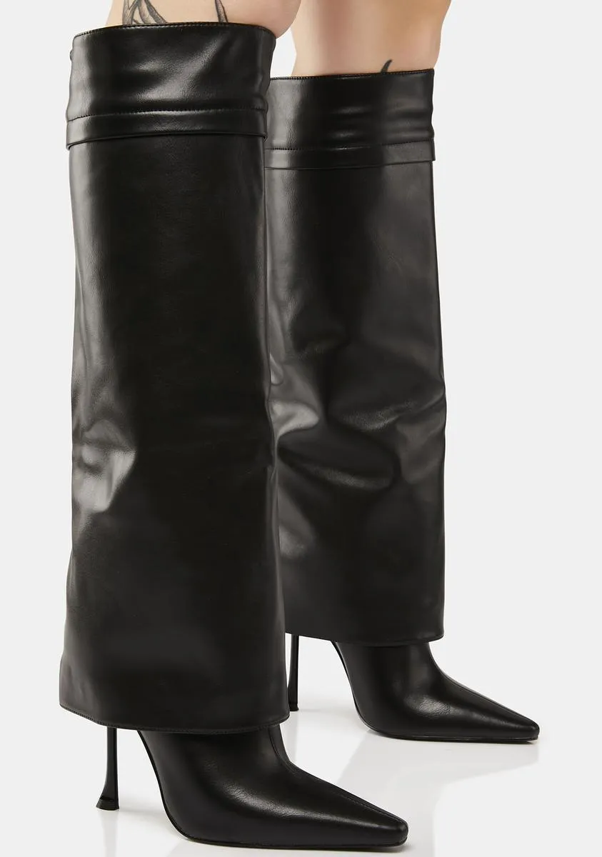 Abner Stiletto Foldover Boots