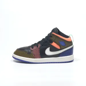 Air Jordan 1 Mid Mmd Sneakers Leather Multicolour Color For Kids