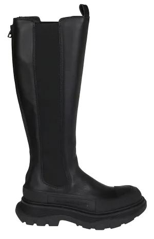 Alexander McQueen Tread Slick Knee-High Boots