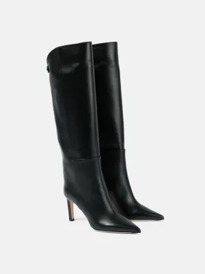 Alizze 85 leather knee-high boots