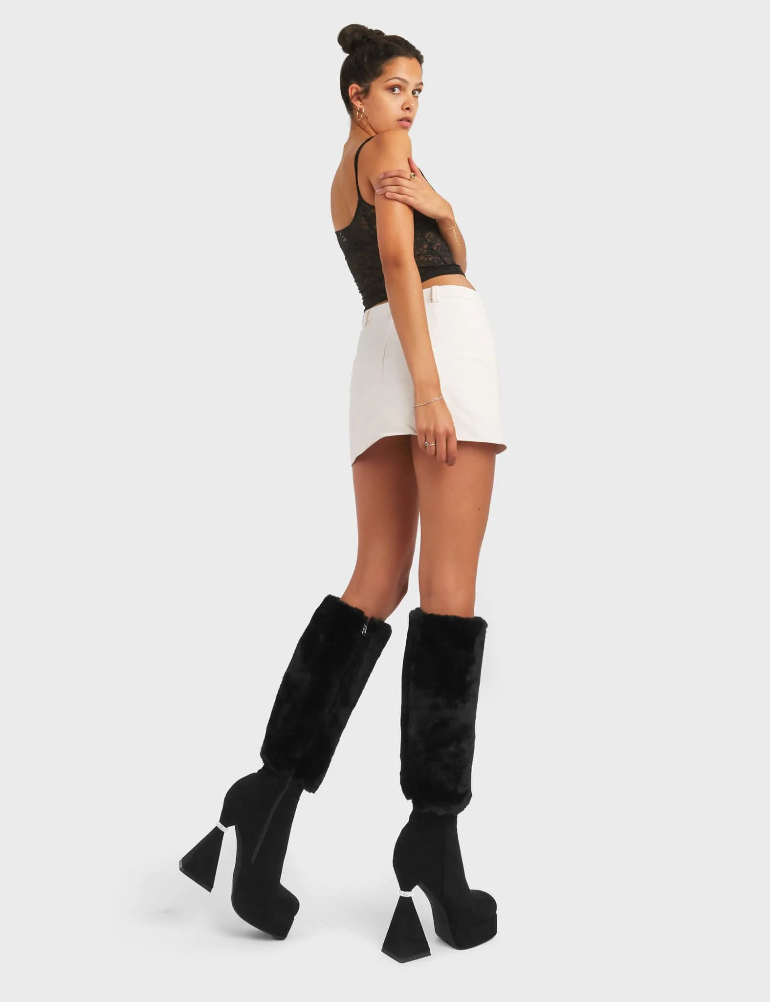 Ambitious Platform Knee High Boots