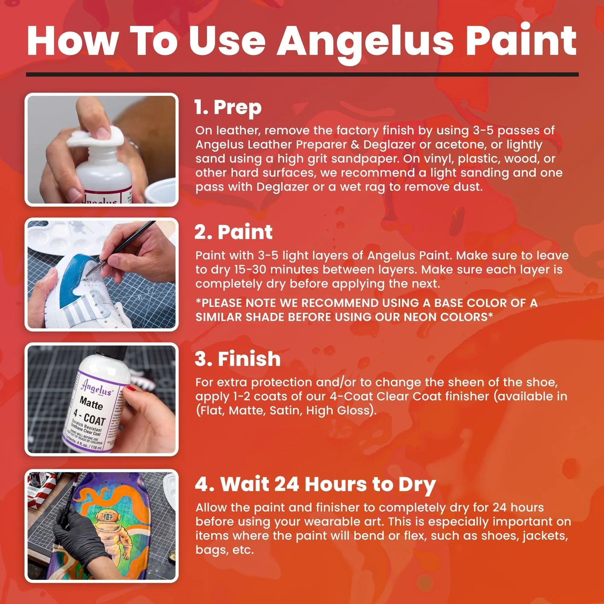 Angelus Neon Paradise Purple Paint
