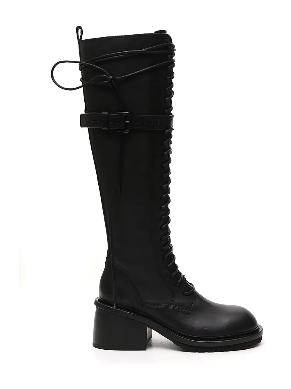 Ann Demeulemeester Lace-Up Knee High Boots
