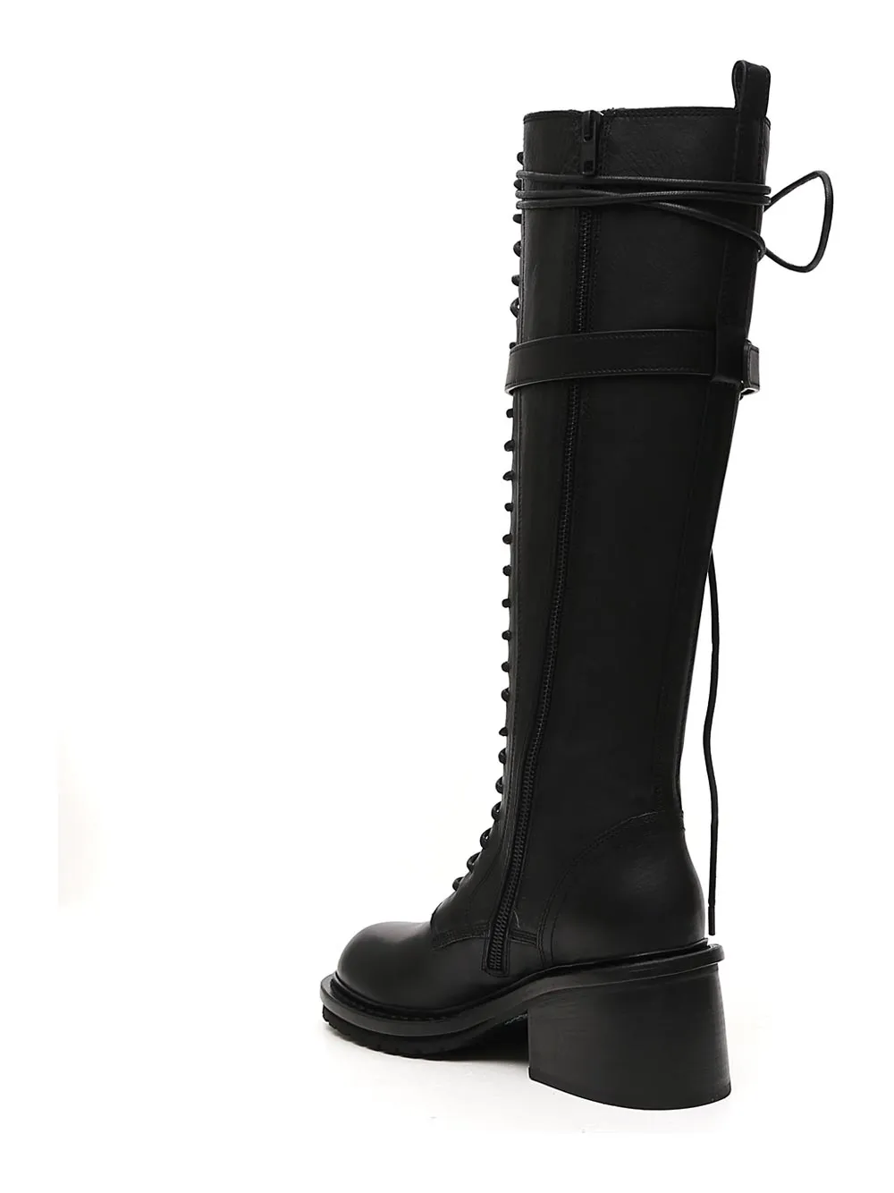 Ann Demeulemeester Lace-Up Knee High Boots
