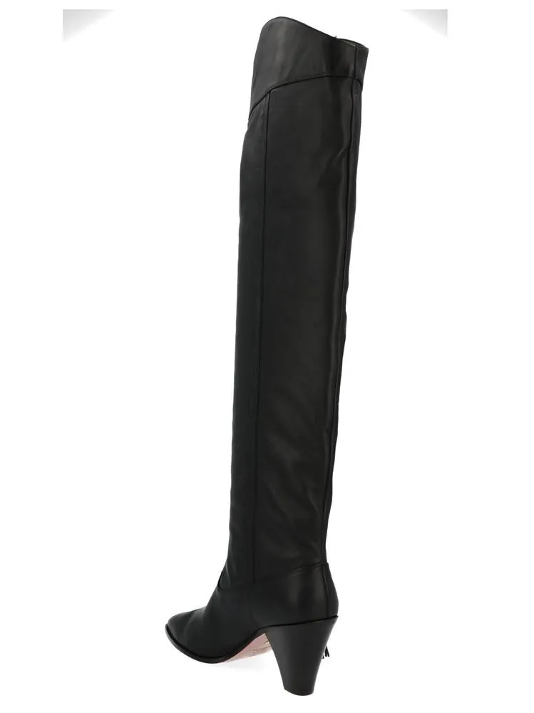 Aquazzura Go West Embellished Knee High Boots