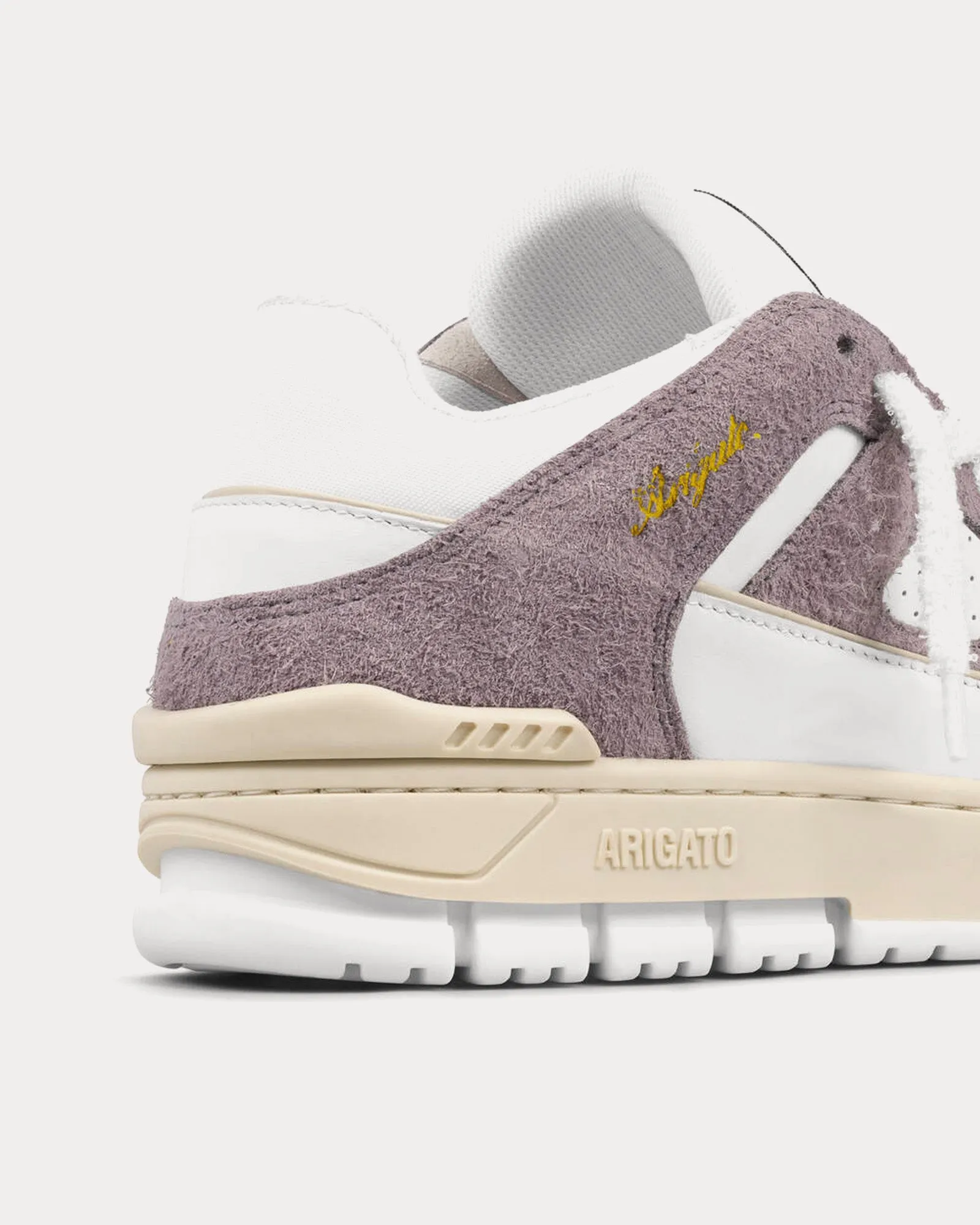 Area Lo Fluffy Off White / Mauve Low Top Sneakers