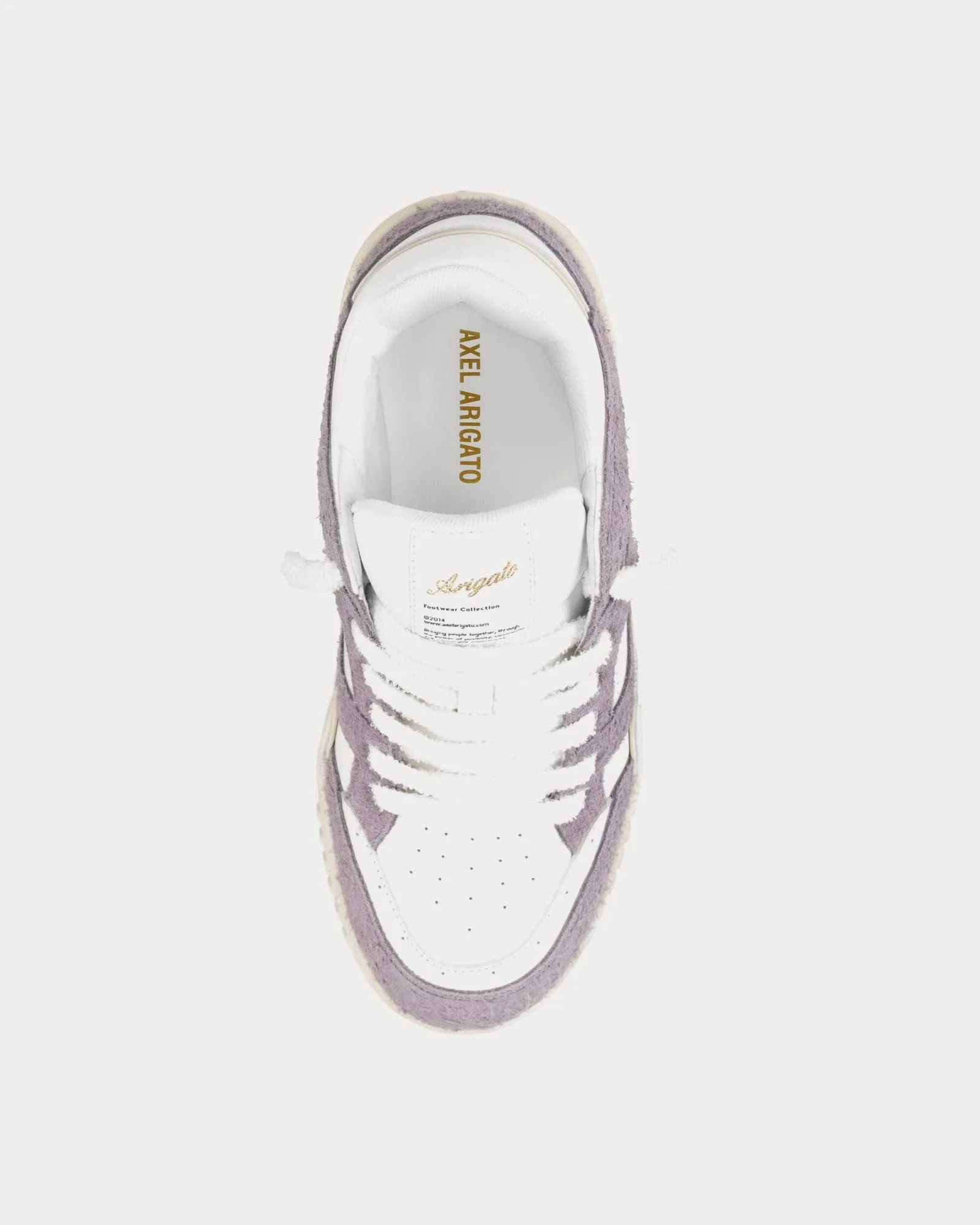 Area Lo Fluffy Off White / Mauve Low Top Sneakers