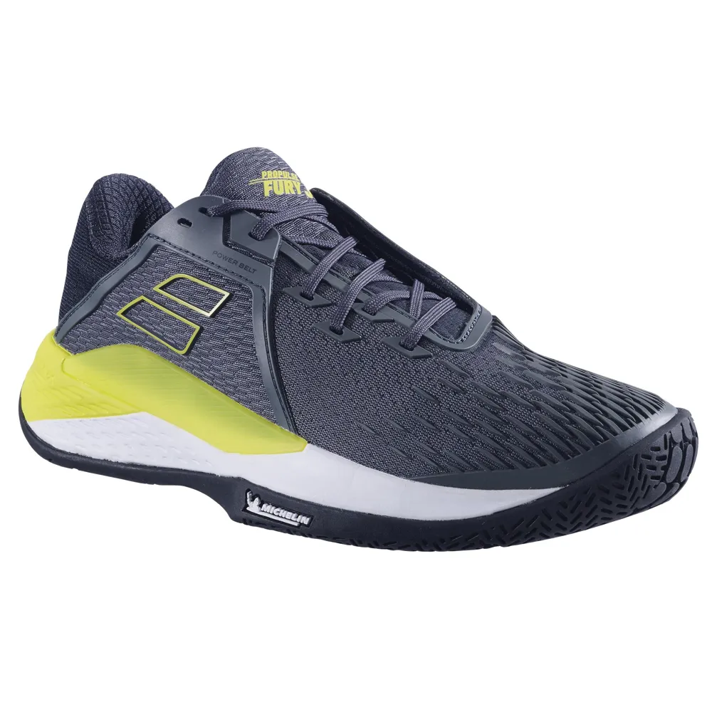 Babolat Propulse Fury 3 Clay Court (Mens) Tennis Shoe - Grey/Aero