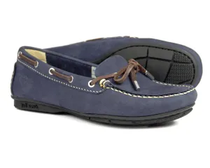 BALLENA Ladies Indigo Suede Summer Loafer by Orca Bay