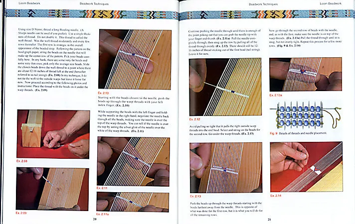 Beadwork Techniques Of The Native Americans - Instructional Book