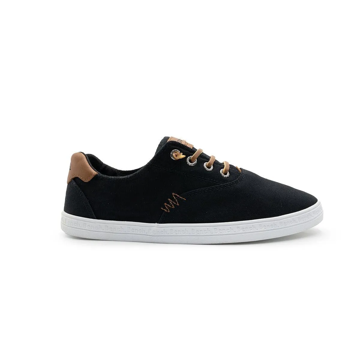 Bench Low-Top Sneakers Fabric Black Colour For Men