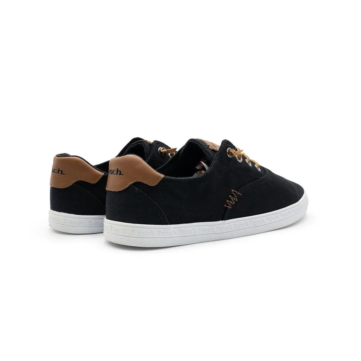 Bench Low-Top Sneakers Fabric Black Colour For Men