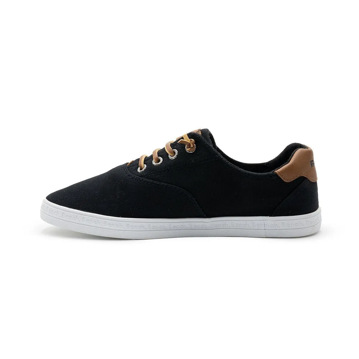 Bench Low-Top Sneakers Fabric Black Colour For Men