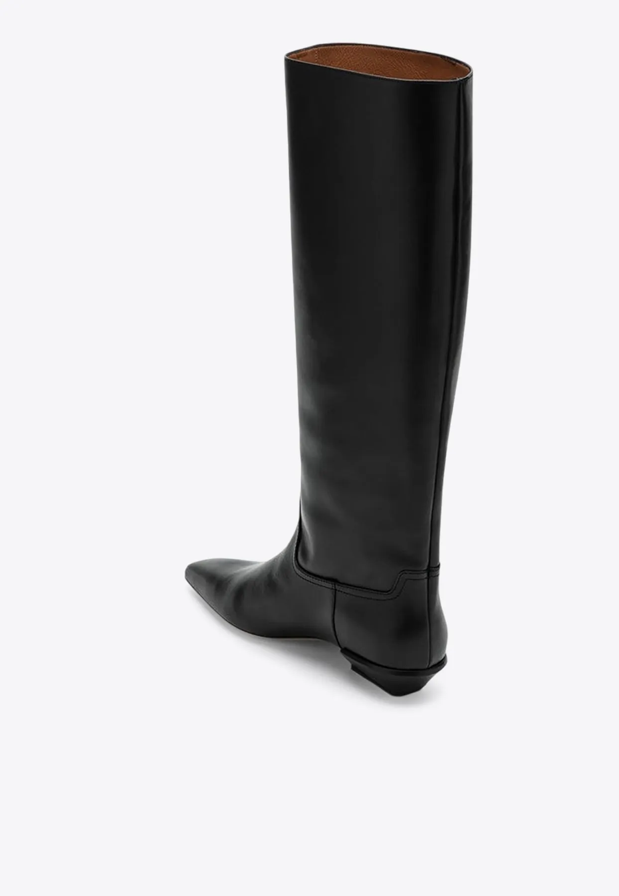 Bettina Leather Knee-High Boots