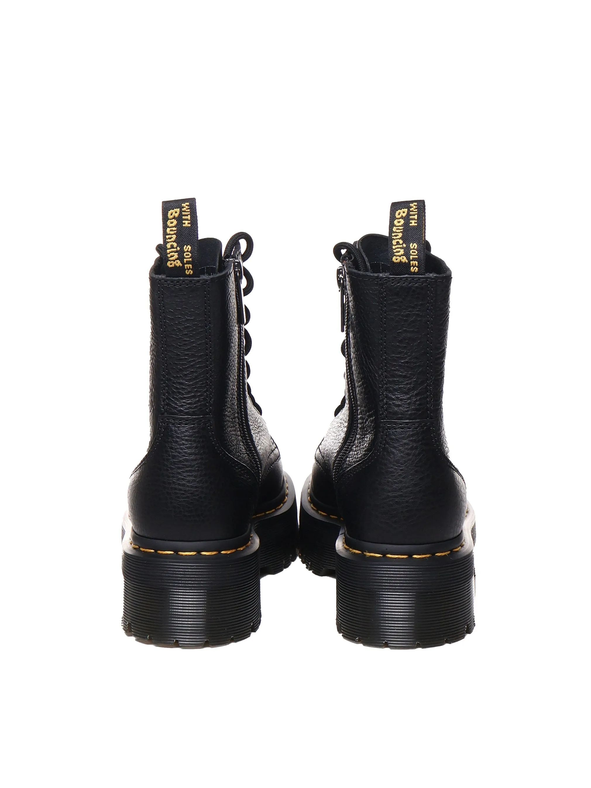 Black Pisa Platform Boots