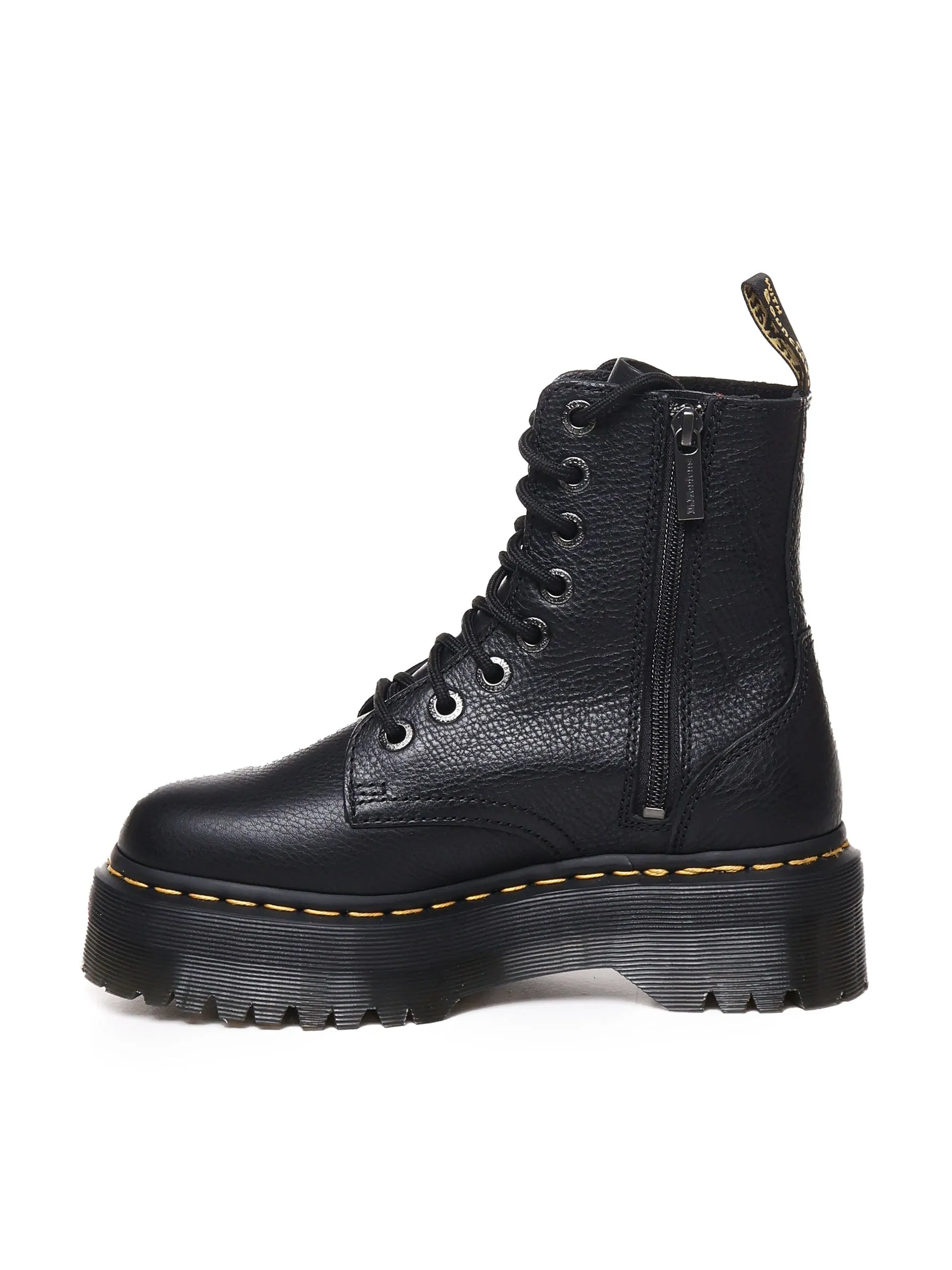 Black Pisa Platform Boots