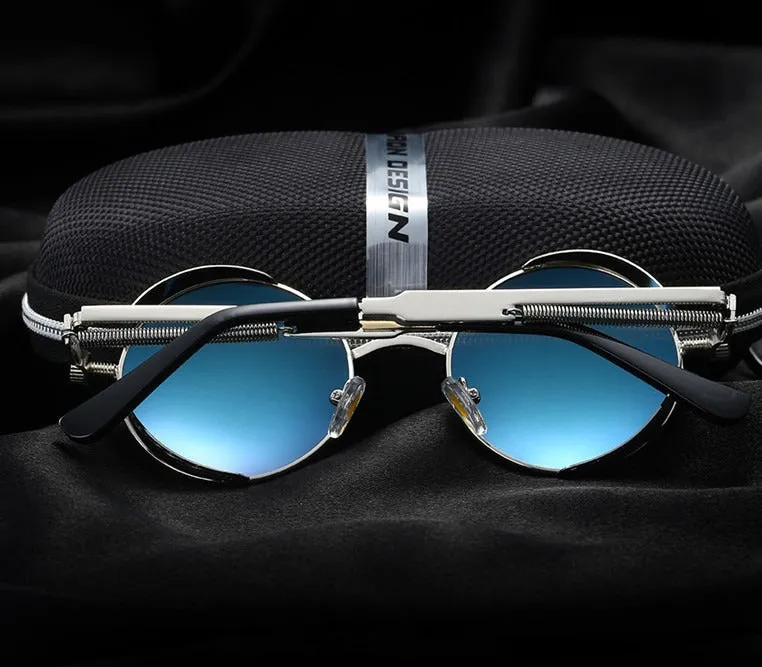 Blue Reflector Sunglasses