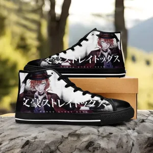 Bungou Stray Dogs Ranpo Shoes High Tops Sneakers for Kids and Adults