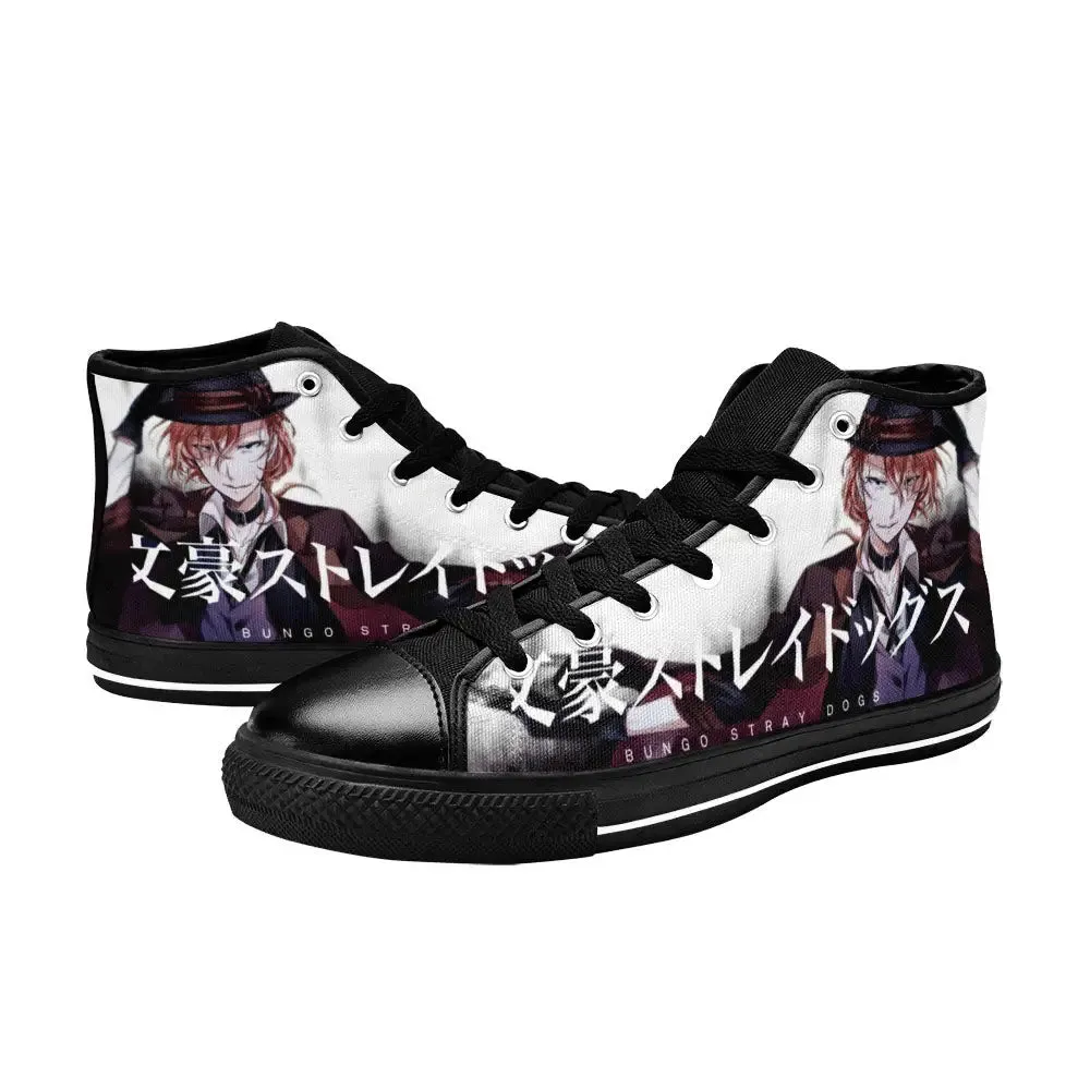 Bungou Stray Dogs Ranpo Shoes High Tops Sneakers for Kids and Adults