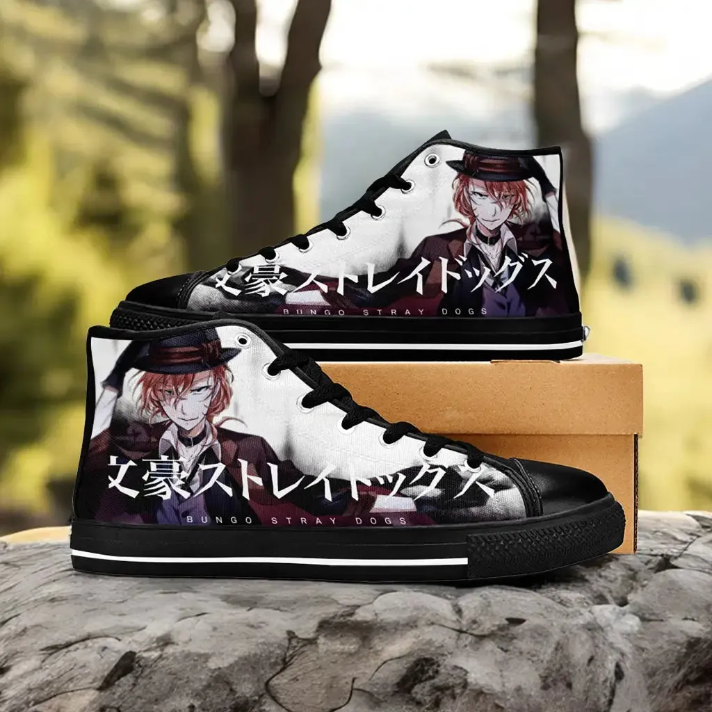 Bungou Stray Dogs Ranpo Shoes High Tops Sneakers for Kids and Adults