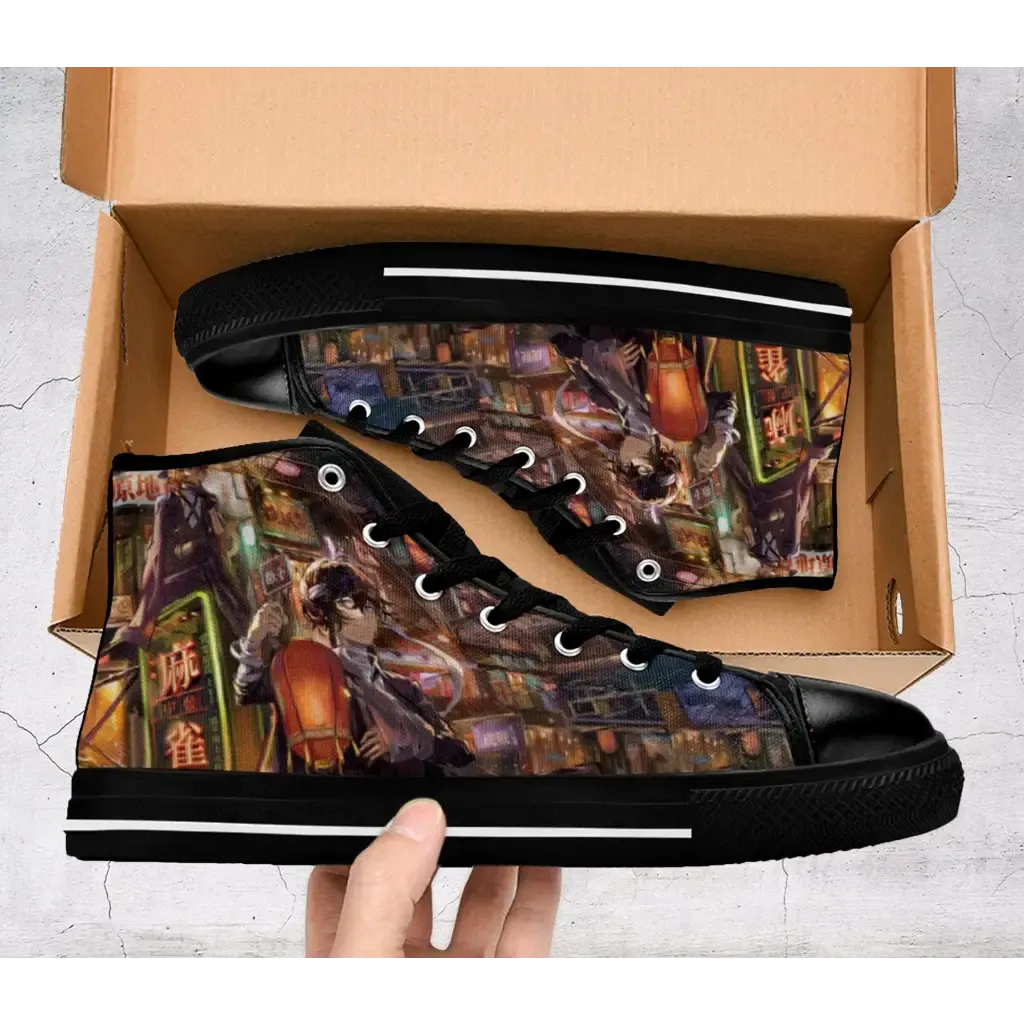 Bungou Stray Dogs Shoes High Top Sneakers for Kids and Adults