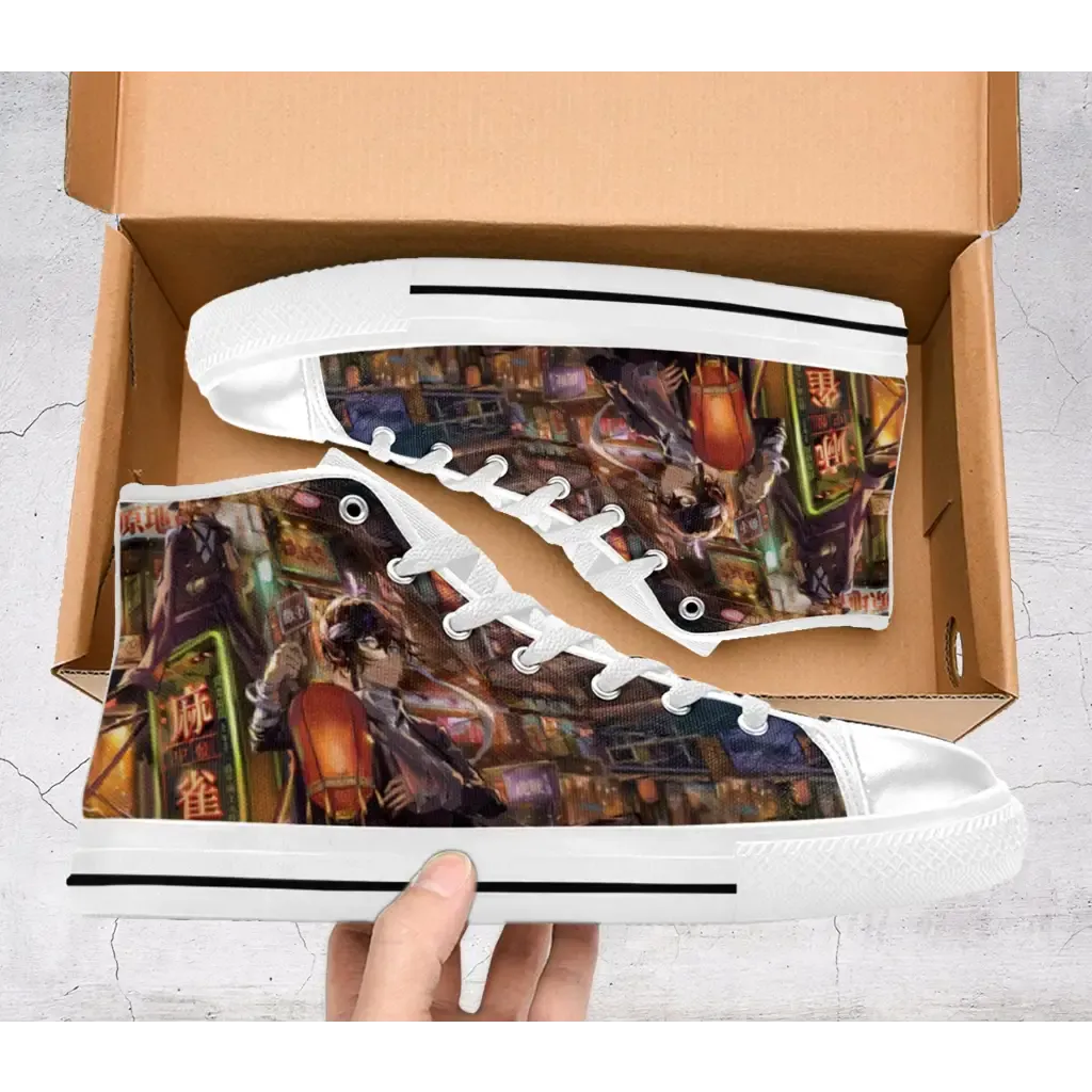 Bungou Stray Dogs Shoes High Top Sneakers for Kids and Adults