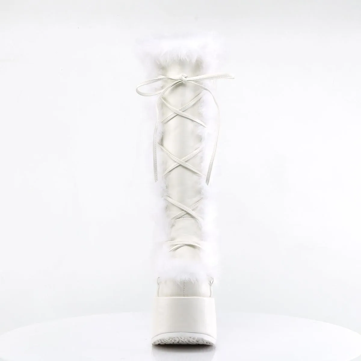 CAMEL-311 White Vegan Leather