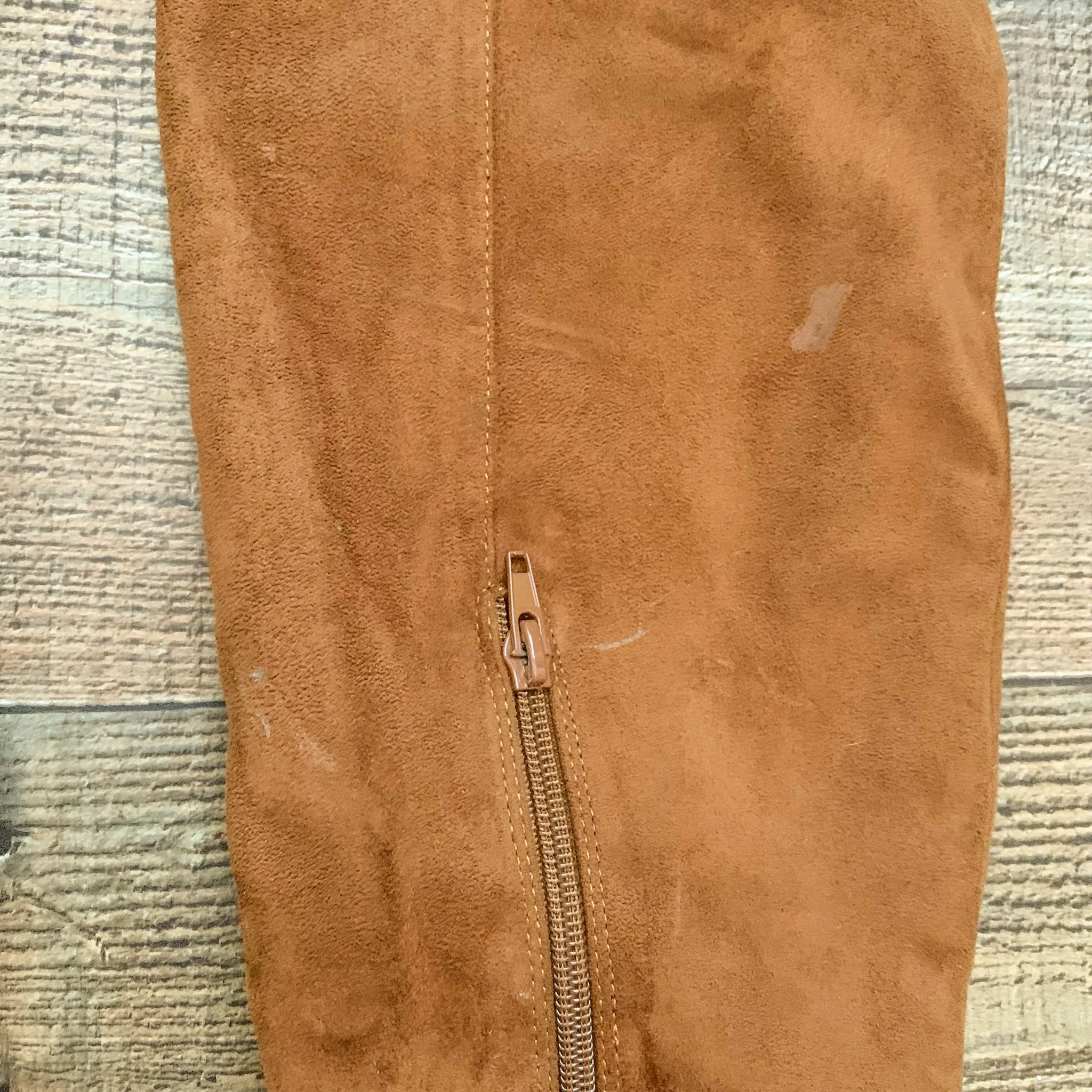 Ccocci Dark Brown Suede Knee High Boots- Size 7