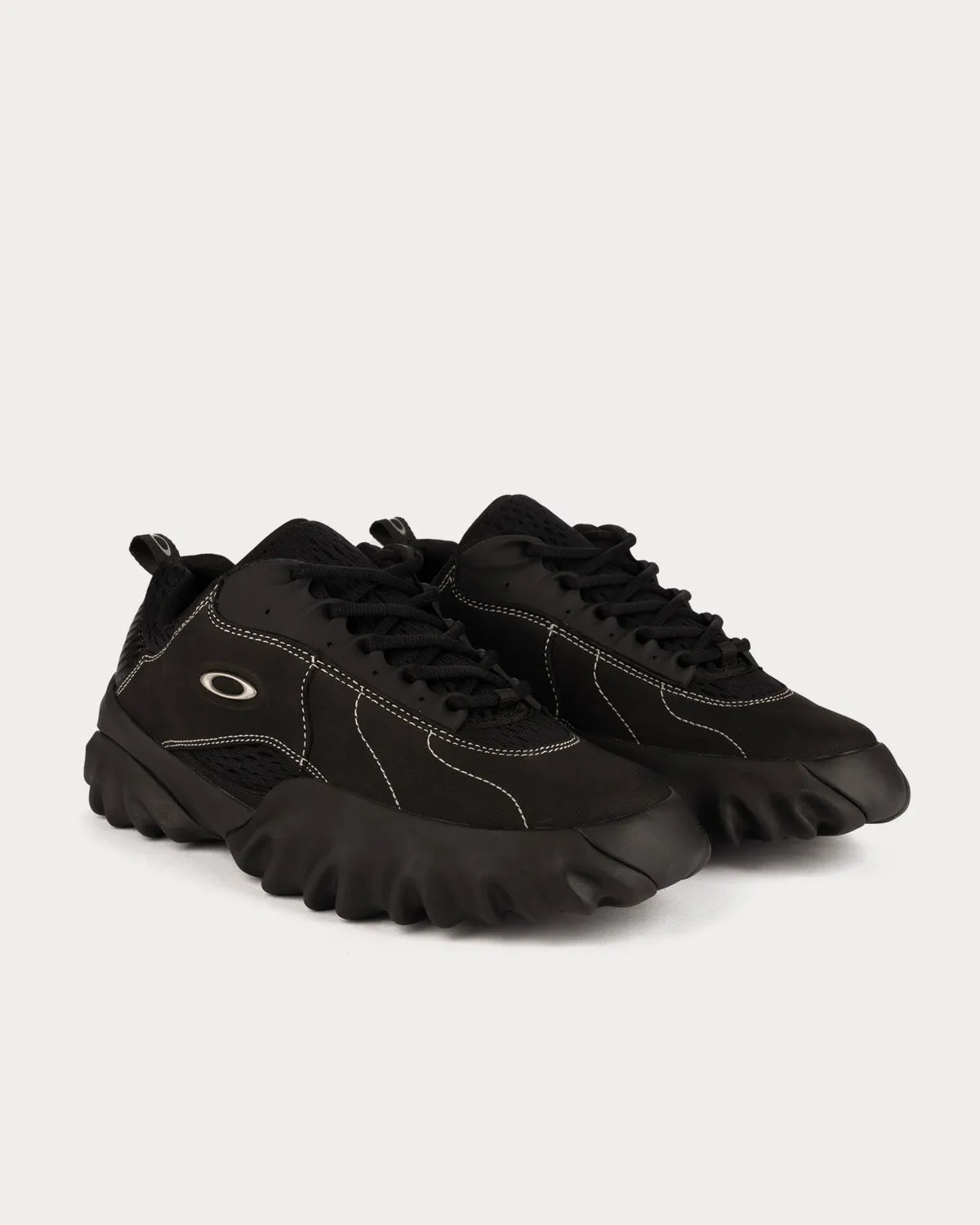 Chop Saw Nubuck Black Low Top Sneakers