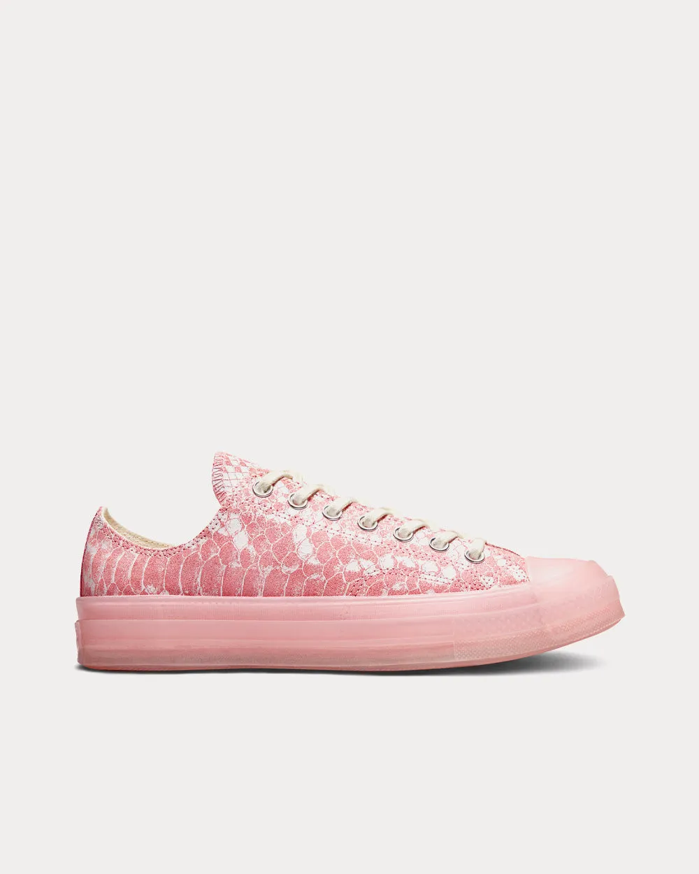 Chuck 70 Snake Pink Dogwood / Vintage White Low Top Sneakers