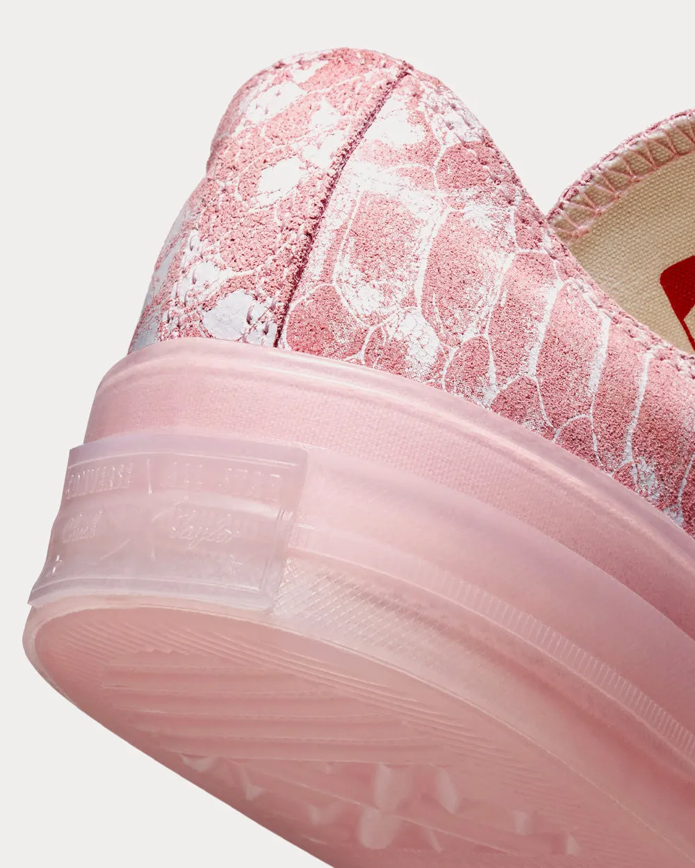 Chuck 70 Snake Pink Dogwood / Vintage White Low Top Sneakers