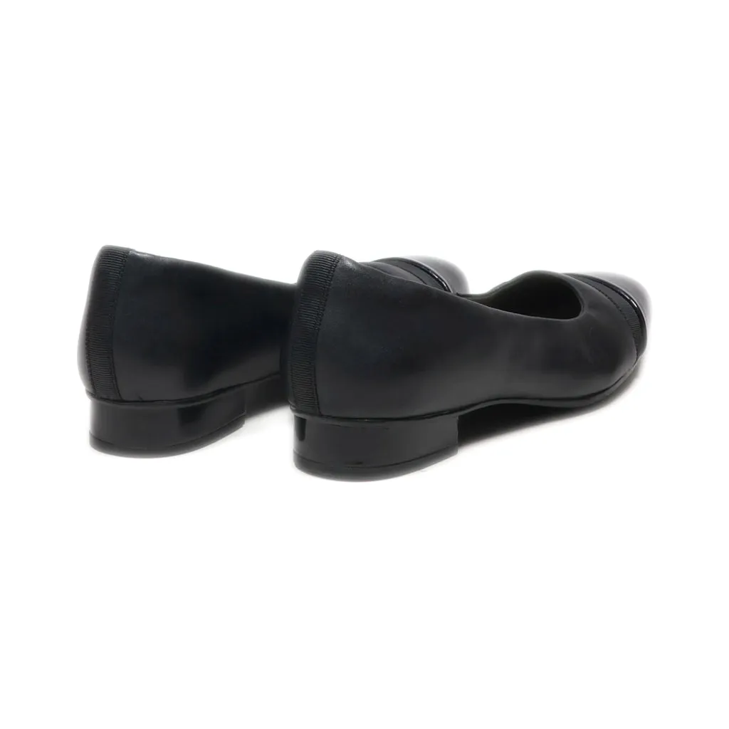 Clarks Collection Mid-Heel Shoes Leather Black Colour For Women