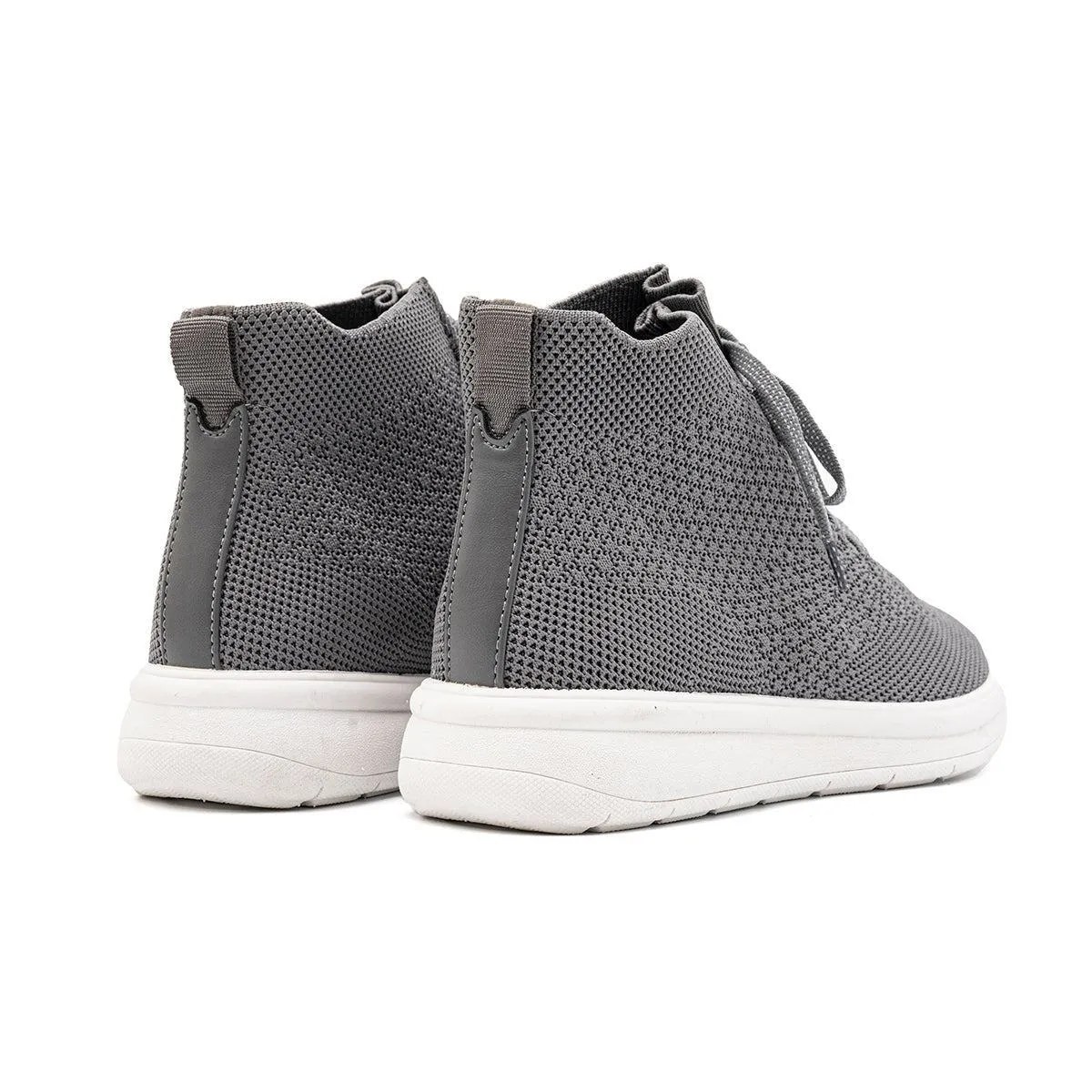 Clarks Ezera High-Top Sneakers Fabric Grey Colour For Women