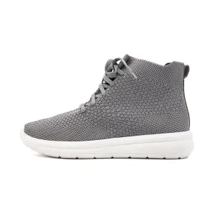Clarks Ezera High-Top Sneakers Fabric Grey Colour For Women