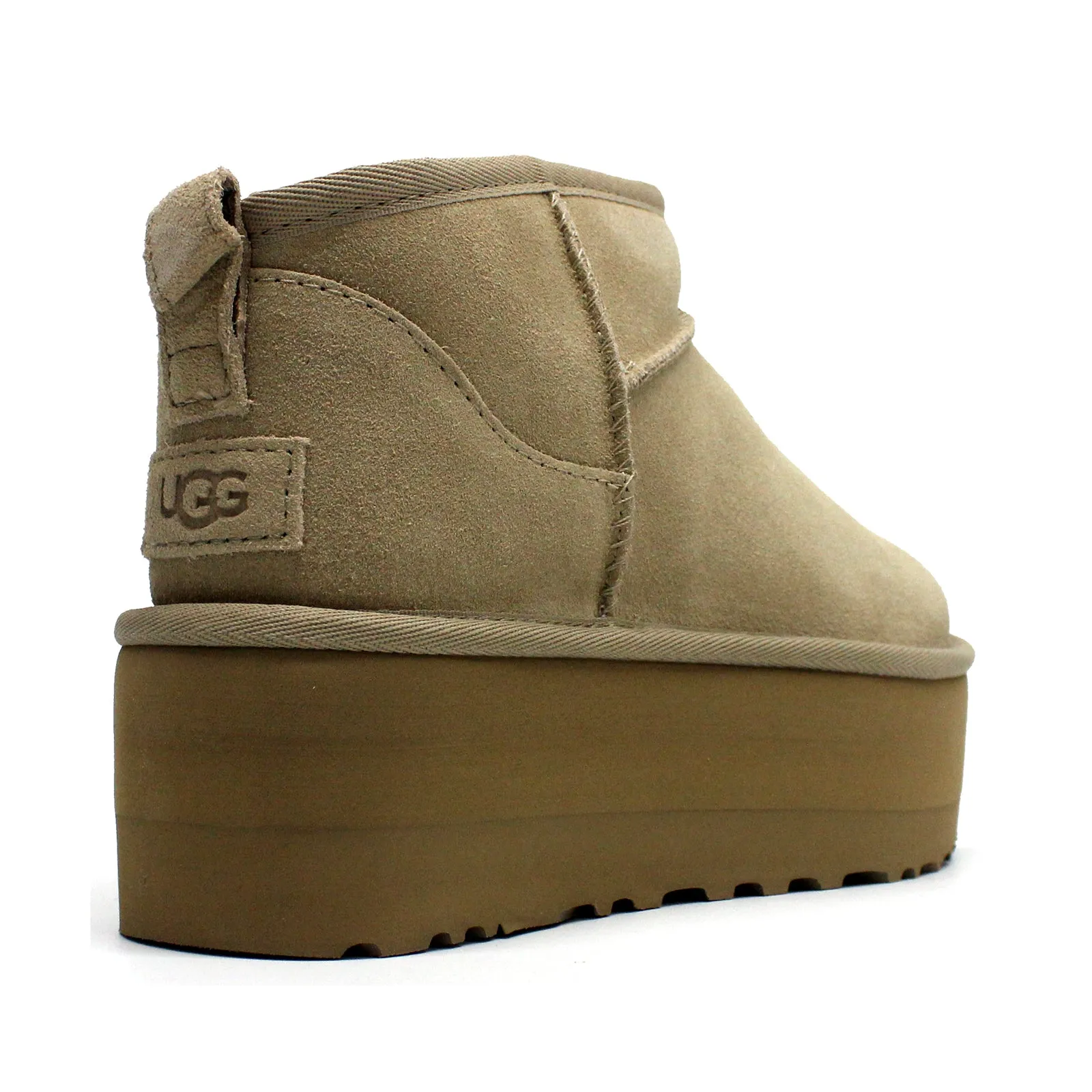 Classic Ultra Mini Suede Leather Women's Platform Boots