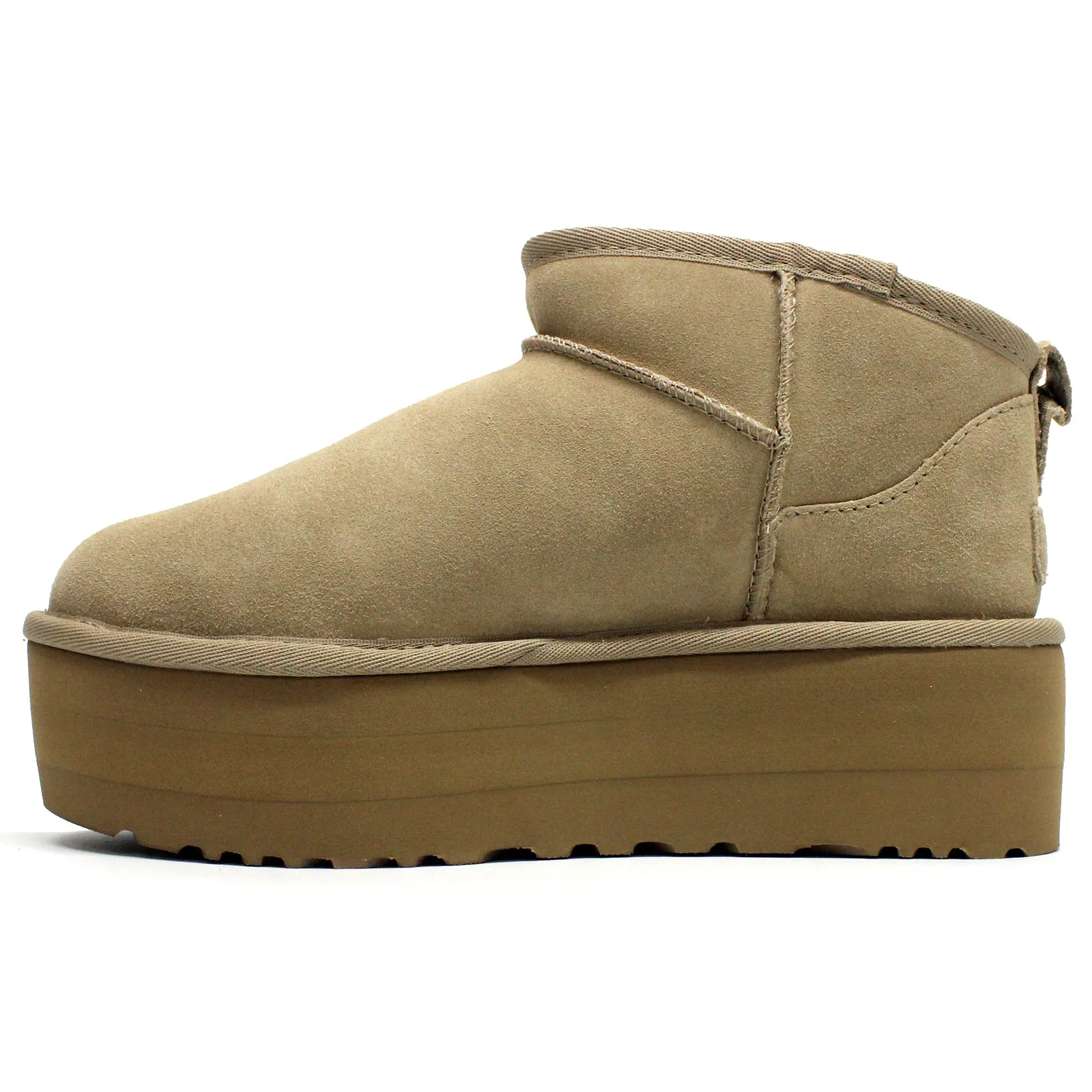 Classic Ultra Mini Suede Leather Women's Platform Boots