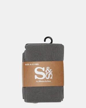 Cotton Tights School Grey