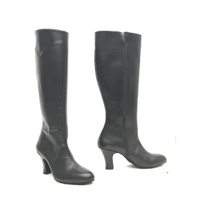 DelMago 3.0 Theatrical Boots: The Bandit/Raven: Presto Nero Nappa | Medium | 2.75" Lumiere Heel