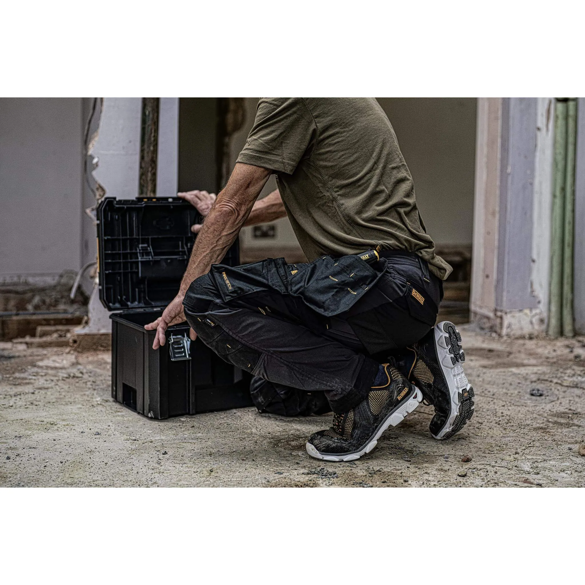 DeWalt Krypton Black PU Sports Safety Trainers