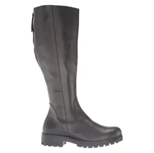 Ecco Modtray Full Grain Leather Women's Zip Up Calf Length Boots