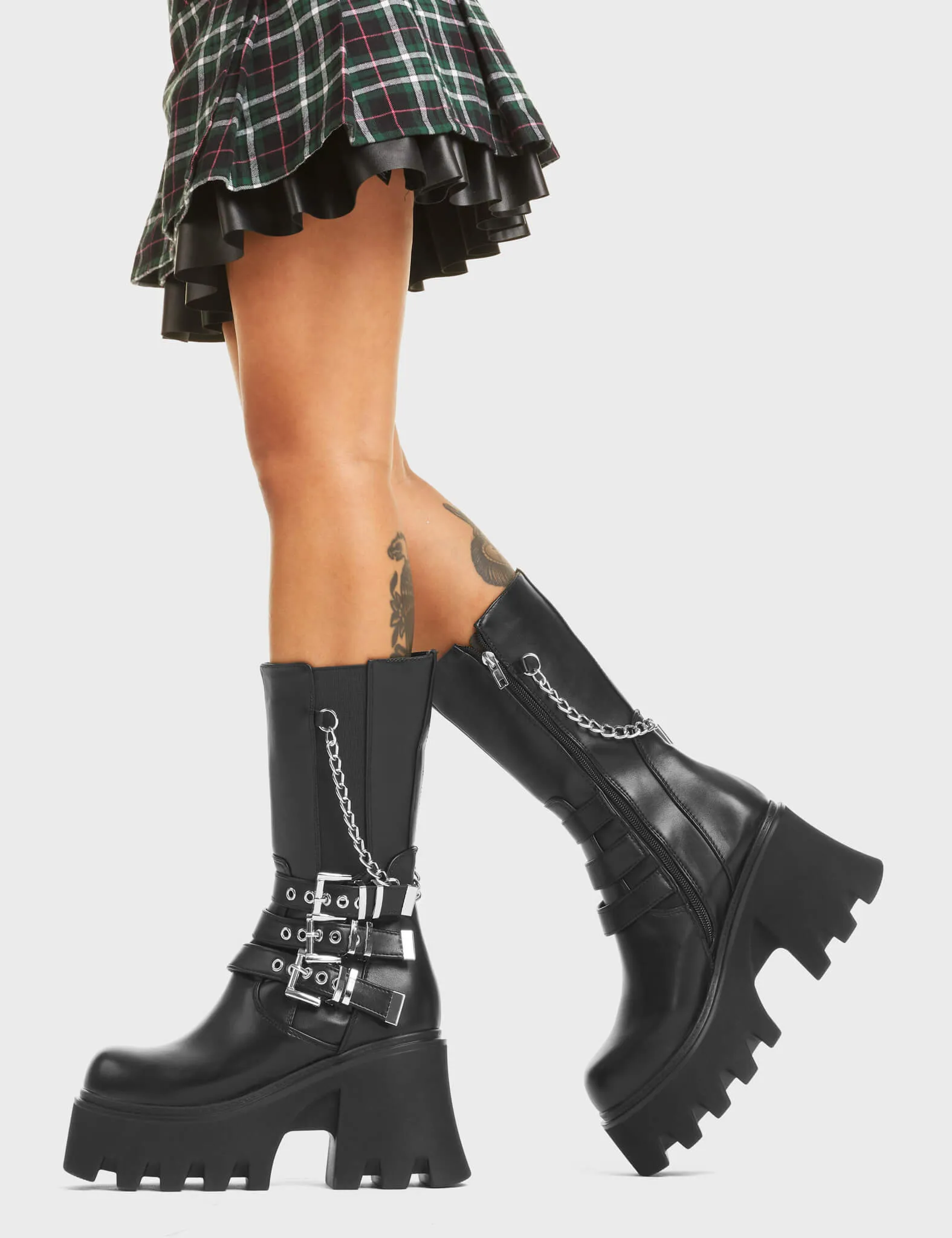 Eternal Chunky Platform Ankle Boots