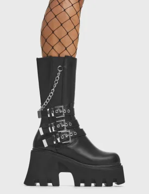 Eternal Chunky Platform Ankle Boots