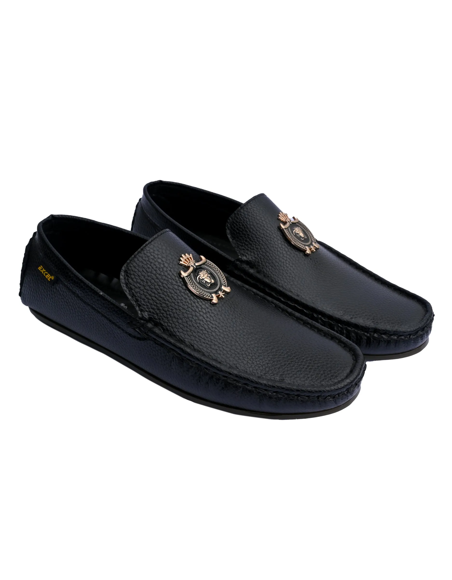 EX-8010-Black-Men Driving Moccasins